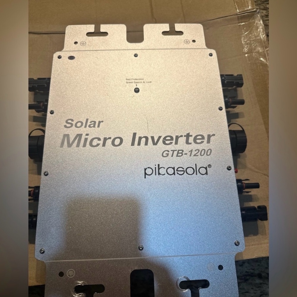 Pikasola Intelligent 1200W Solar Micro Inverter. GTB-1200